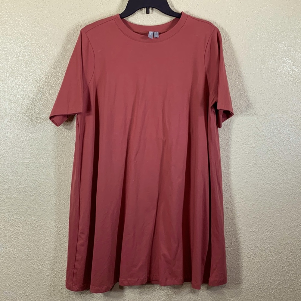 Asos T-Shirt Dress/Tunic Mauve Pink Size 12